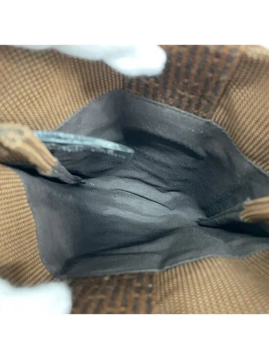 Hermes Shoulder Bag Her Line Pochette Canvas Brown - Picture 4 of 8